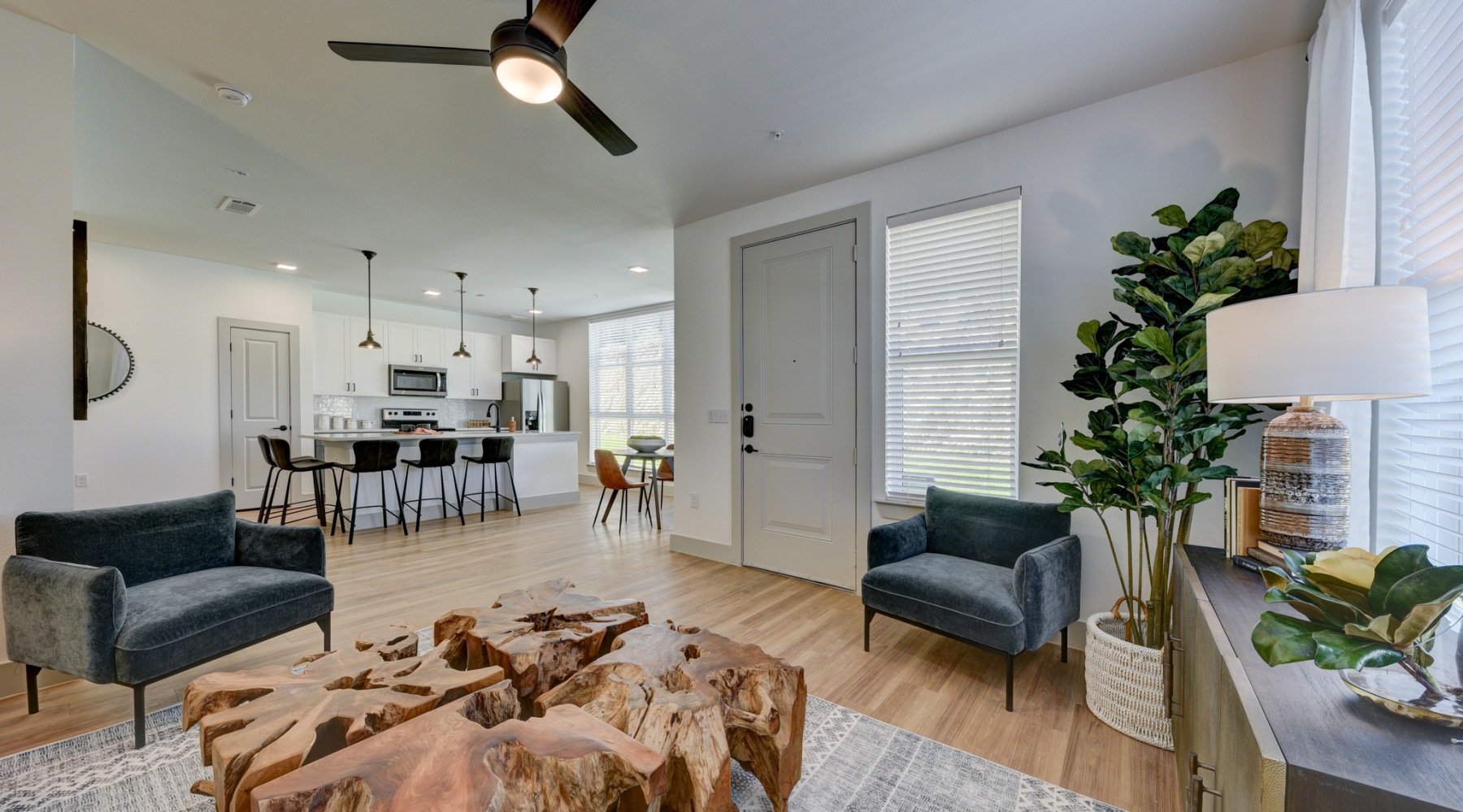 Spacious Open Concept Living Space